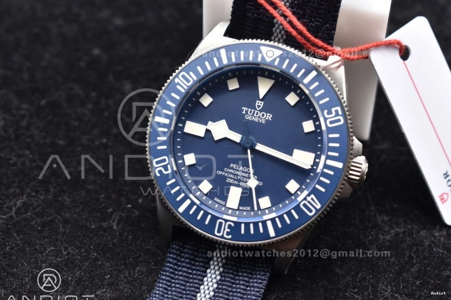 M+ Tudor Titanium Navy Pelagos Blue Edition 1:1 FXD Factory Best 0521